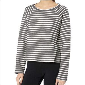 Beyond Yoga Striped Live Out Loud Sweatshirt